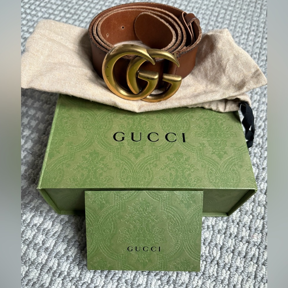 Gucci Marmont Wide Belt